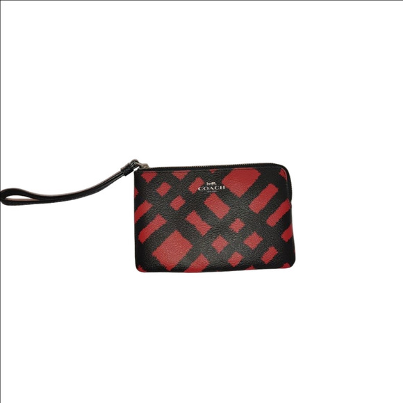 Coach Saffiano Leather Wristlet - Picture 1 of 4
